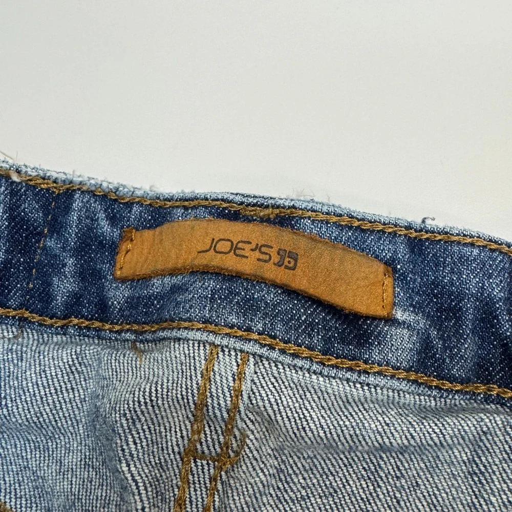 Joes Jeans Womens 26 Blue The Billie Ankle Distressed Denim Grunge Streetwear